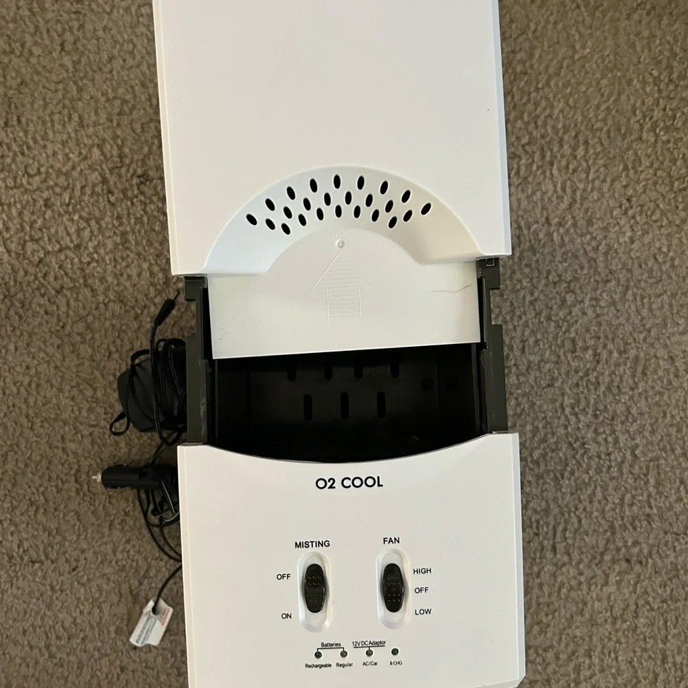 New Gray Portable Personal Air Conditioner with Rechargeable Powerful Features - Picture 6 of 8